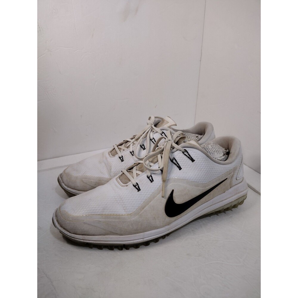 Nike Mens Lunar Control Vapor 2 899633-100 White Golf Cleats Shoes Size 11.5